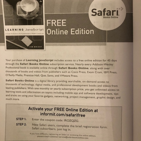 Learning JavaScript Tim Wright Web Development Textbook Addison Wesley Pearson - Picture 2 of 3